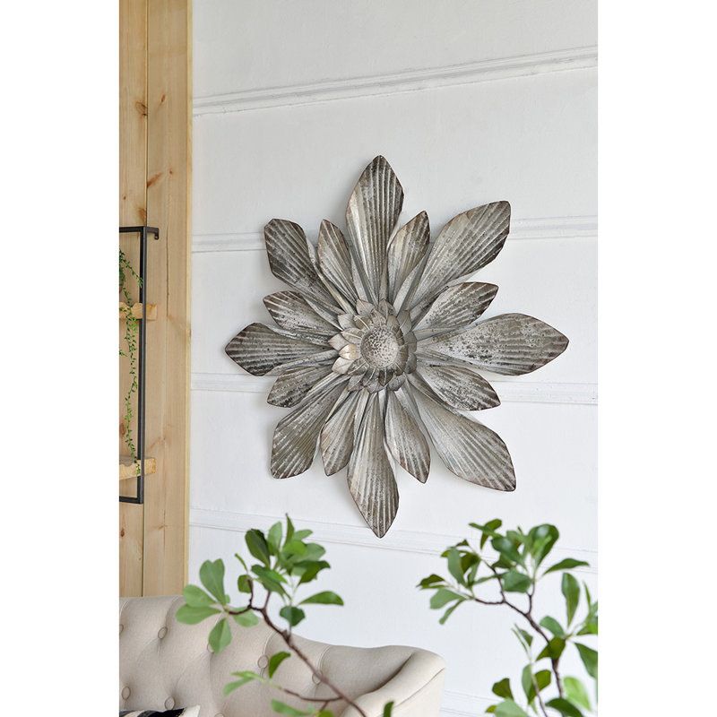 Farmhouse Plants & Flowers Wall Decor on Metal