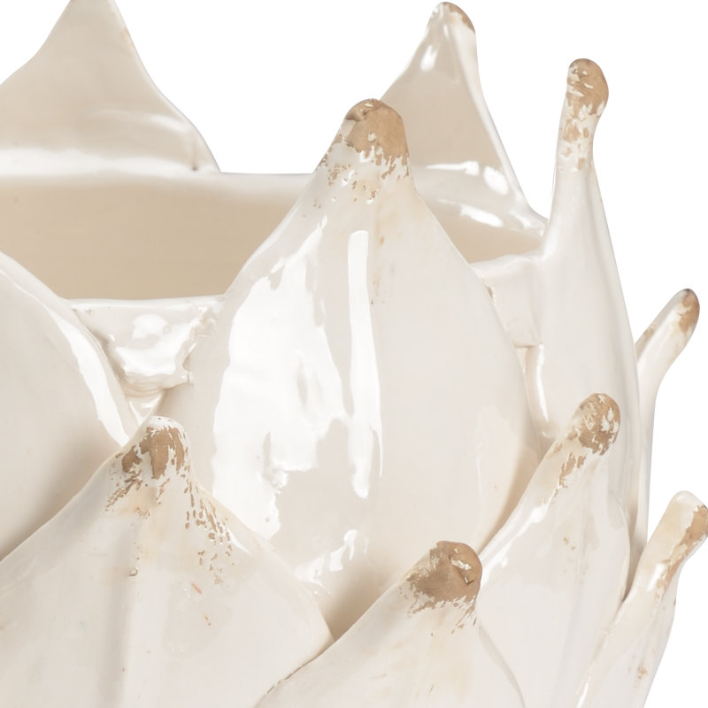Handmade Ceramic / Porcelain Table Vase, White
