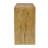 Wood-Look Square-Column Mgo End Table,  H27.75",Wood-Like Distressed Finish, Mix With Different Heights, Indoor Outdoor Use-1766529486