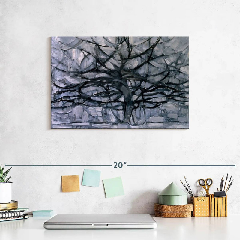 Gray Tree, 8" H x 12" W
