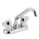 MOEN Chateau 4 in. Centerset 2-Handle Utility Faucet in Chrome