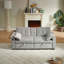 Canapé-lit en tissu gris avec conception capitonnée, ports USB et plusieurs positions réglables pour un confort et une fonctionnalité ultimes-1251876393
