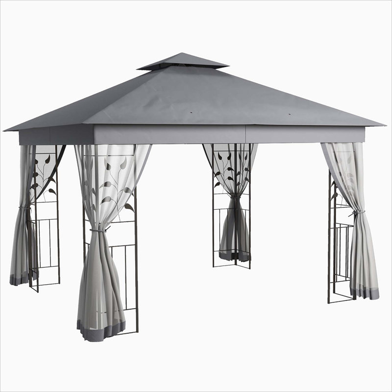 Abri de jardin en métal 10 po x 11,5 po Outsunny