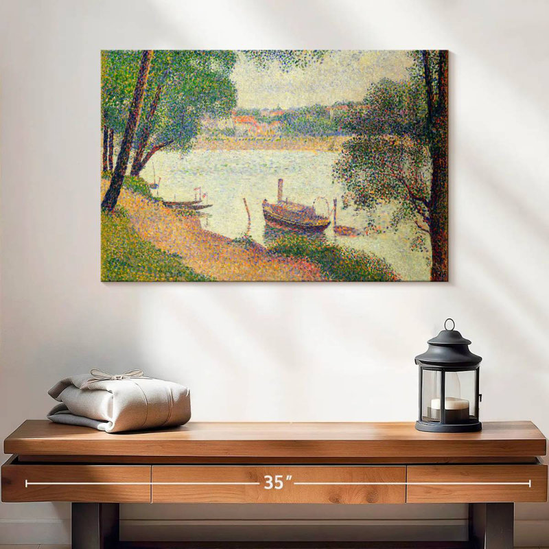Meat Gray Weather Grande Jatte 1886-1888, H 16 po x l 24 po
