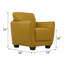 Fauteuil en cuir véritable 33 po Doud-828829532