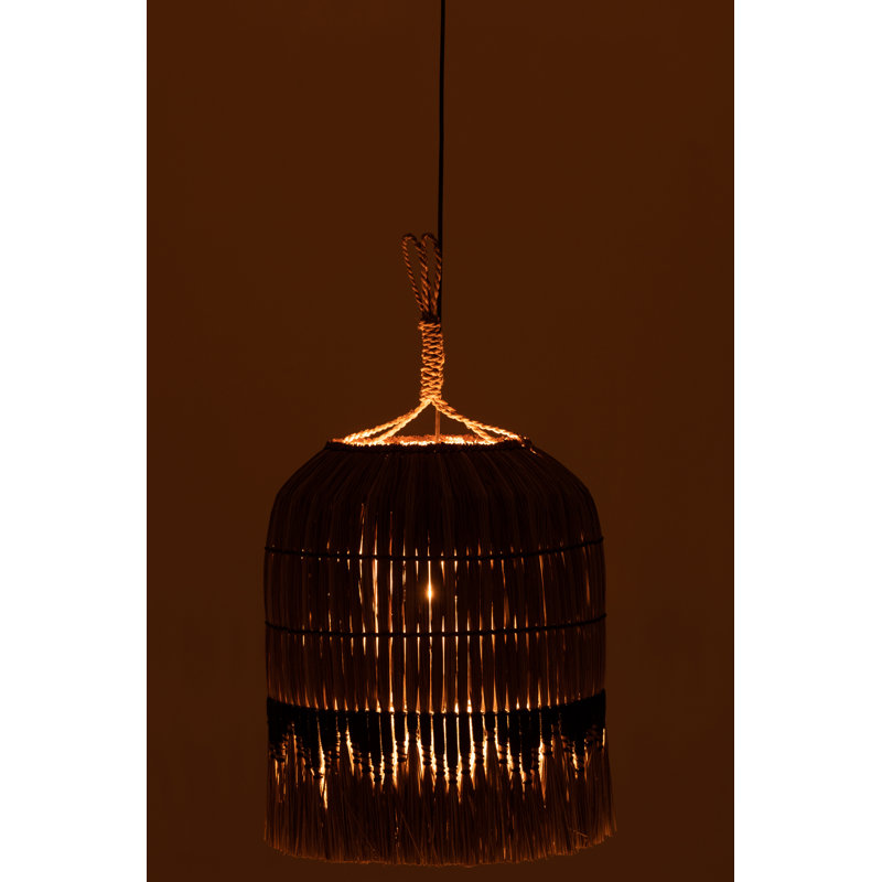 1 - Light Black Drum Pendant
