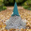 Statue de gnome à méditer solaire avec boules craquelées en verre Good Time