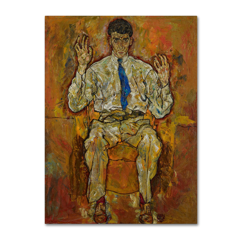 « portrait of paris von gutersloh », reproduction sur toile tendue, H 47 po x l 35 po