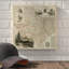 Toile tendue - Art mural «Map Of Texas» de Vision Studio pour le salon, la chambre à coucher ou le bureau - 18 x 18-33523633