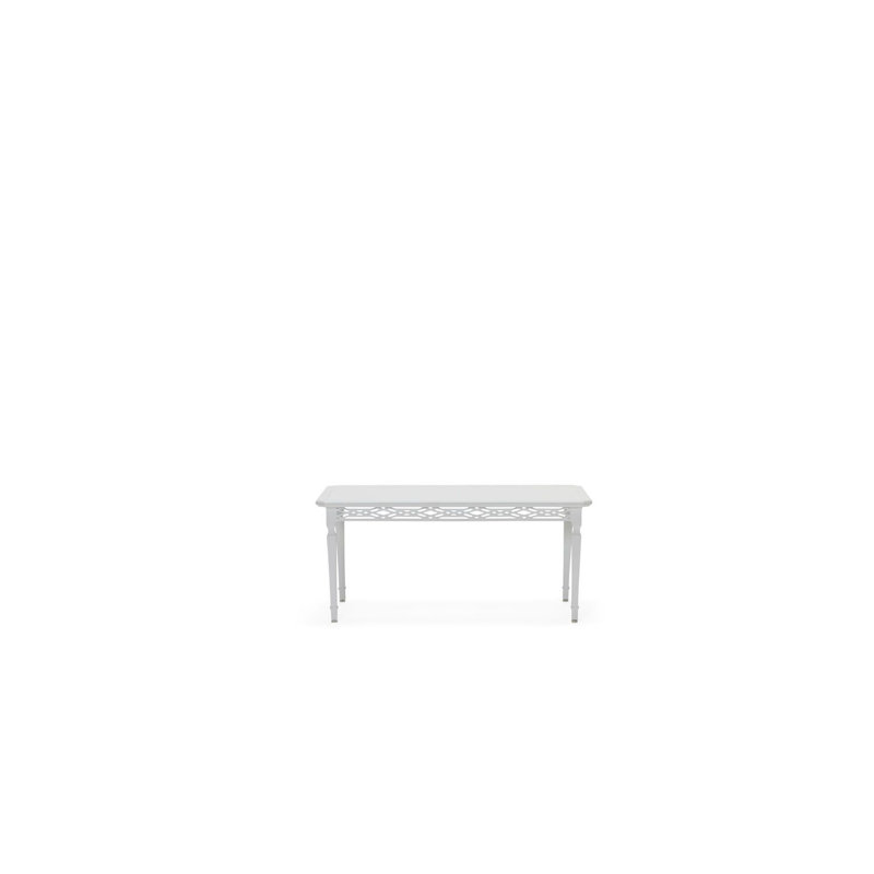 Tuoro Outdoor Coffee Table, Weathered White
