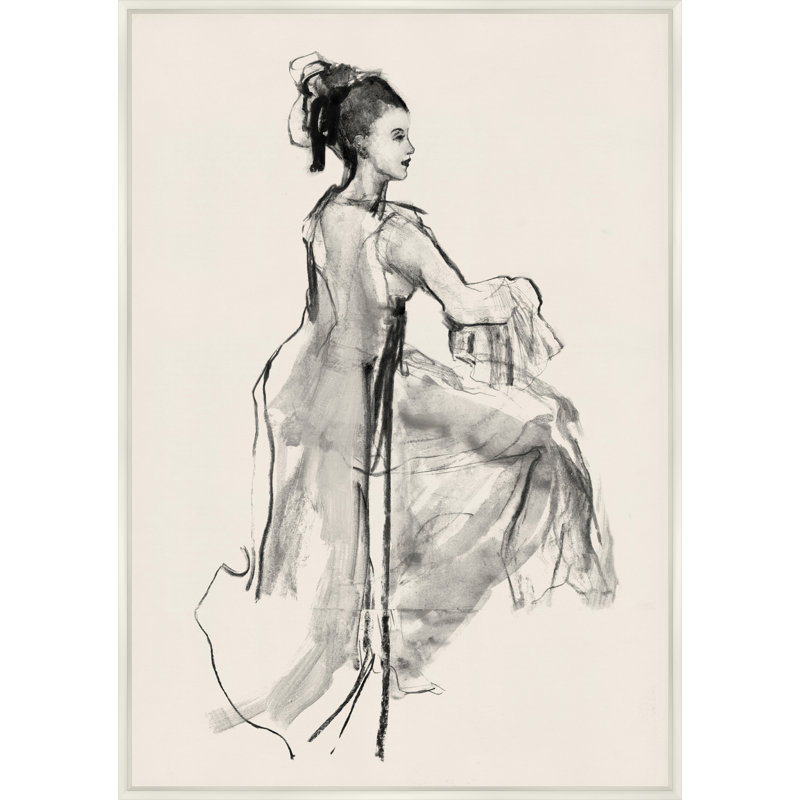 Femme Renoir 1 par Lillian August - reproduction de photo encadrée sur papier