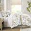 Édredon très grand 6 pièces en coton avec motif floral inspiré de la nature, 100% pour une expérience luxueuse et respirante, bourre en polyester 300 g / m², coussins décoratifs, broderie au point de chaînette, qualité-122451826