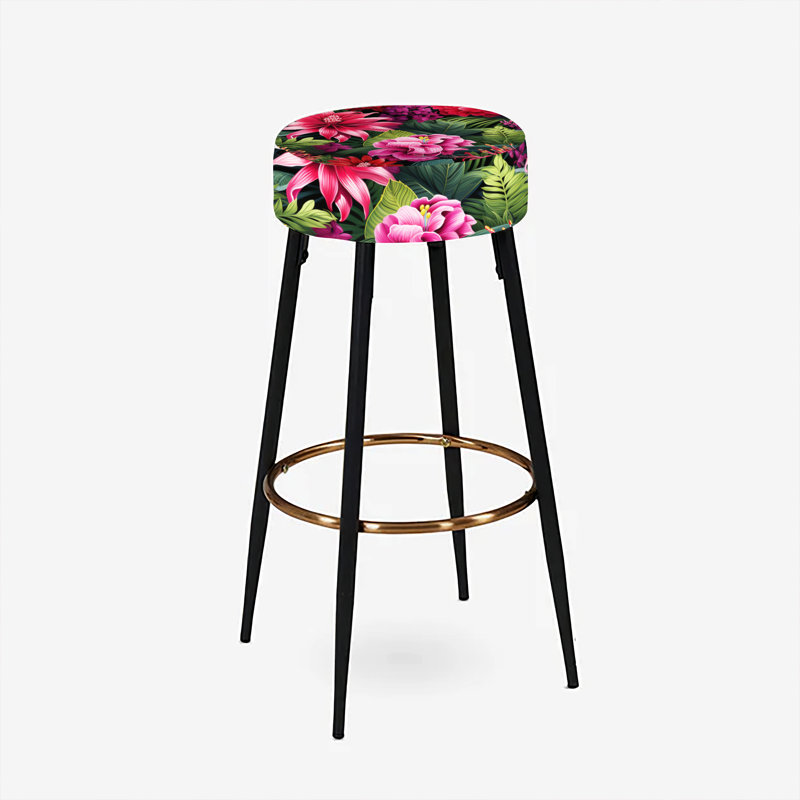 Ensemble de 2 tabourets de bar Exotic Flora