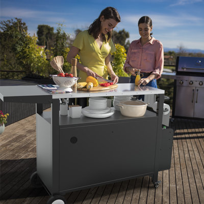 Versatile Outdoor Bar Cart