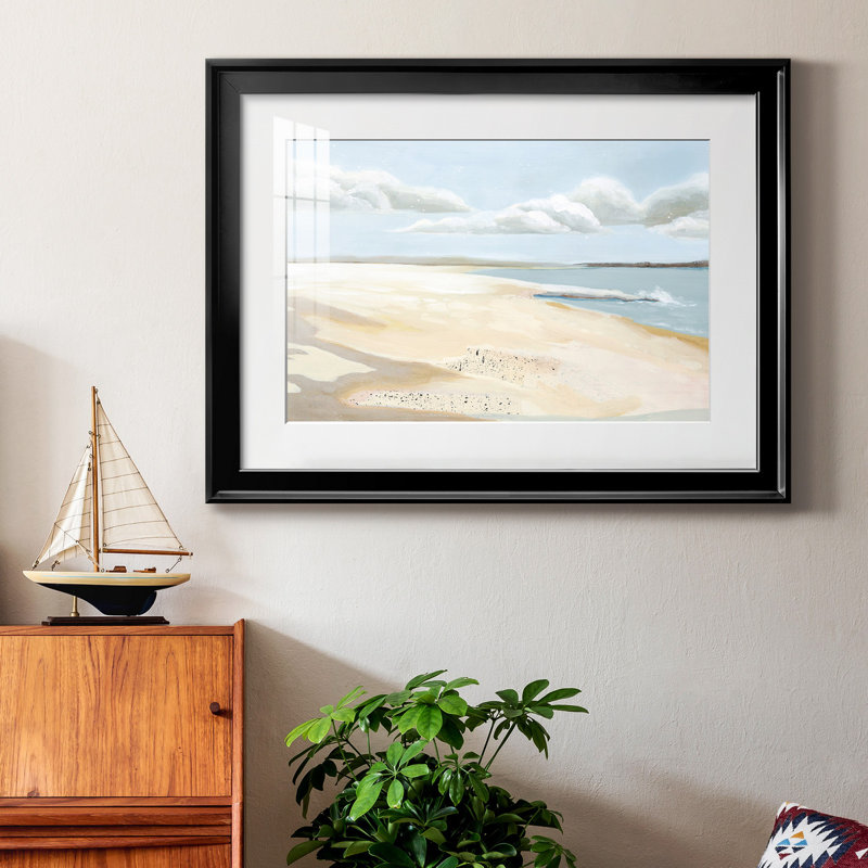 «Sandy Getaway II», reproduction encadrée de qualité supérieure - prête à être accrochée, H 18,5 po x l 24,5 po x P 1 po
