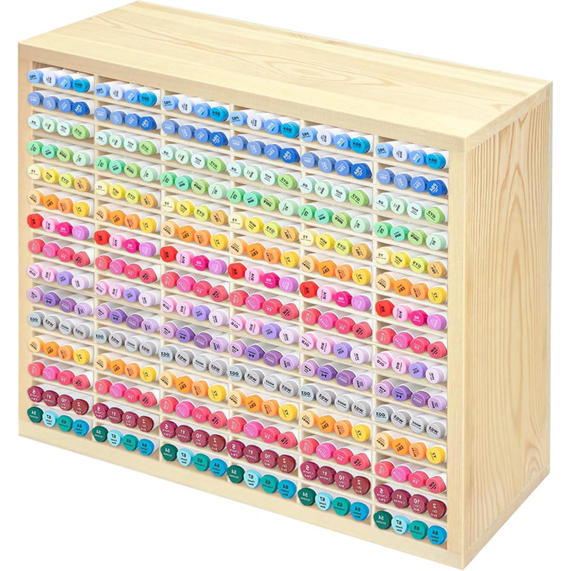 Organisateur de rangement de marqueurs pour 360 marqueurs