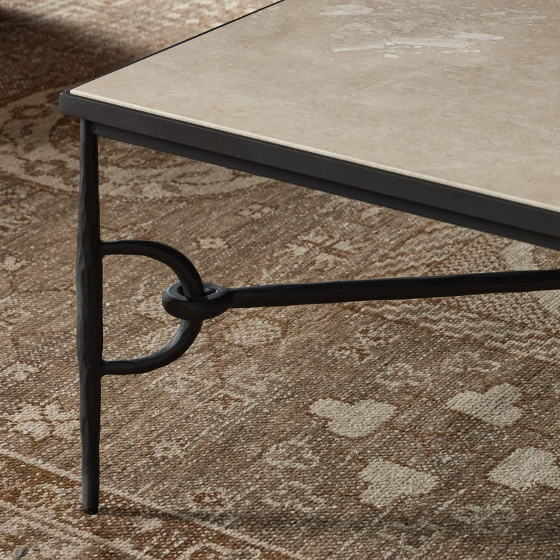 Babylon Coffee Table-Grey Italian Marble, Lunar Marble