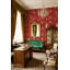 Papier peint floral rouge avec branches et papier peint moderne