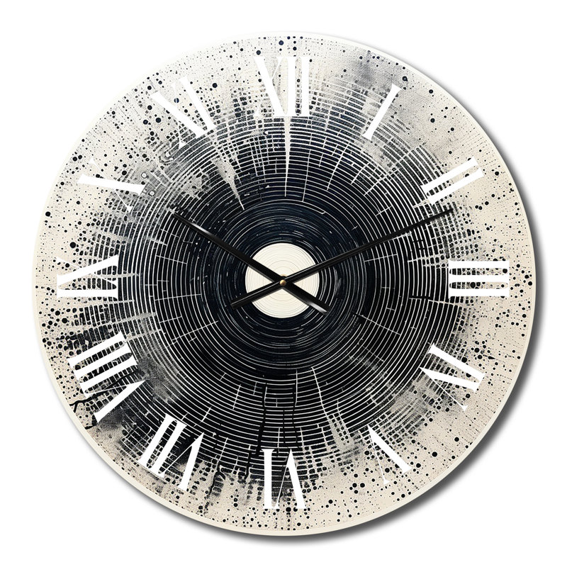 Horloge murale musicale, Disque vinyle - Serenade III, Moyenne
