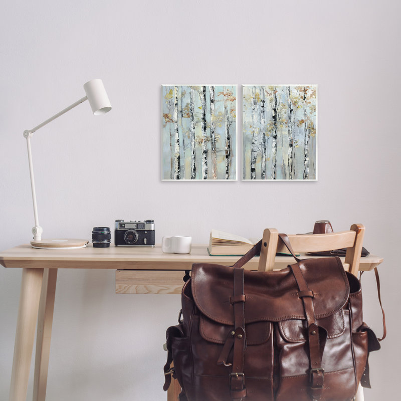 Ensemble de 2 plaques murales d'automne, conception de Sally Swatland