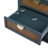 2 Drawer Nightstand,  Natural Rattan, Suitable for Bedroom-1505563500