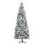 Arbre de Noël artificiel pin enneigé avec branches réalistes et 394 pointes-107289455