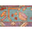 Handmade Blue Oushak Vegetable Dye Rug 4x7