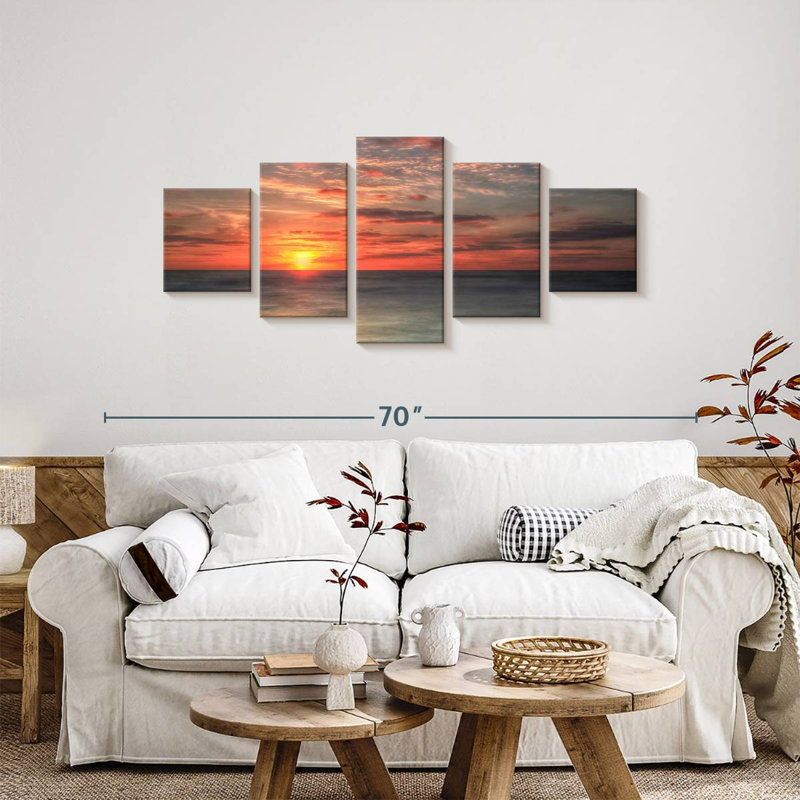 Atlantic Sunrise no. 9, H 24 po x l 55 po