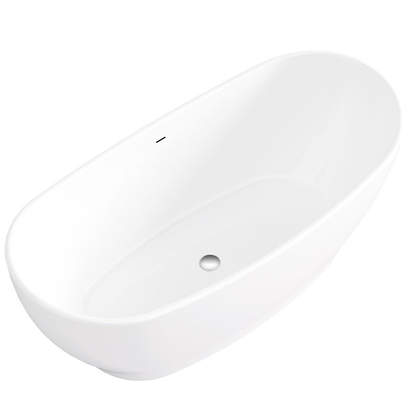 1700mm x 650mm Freestanding Acrylic Bathtub