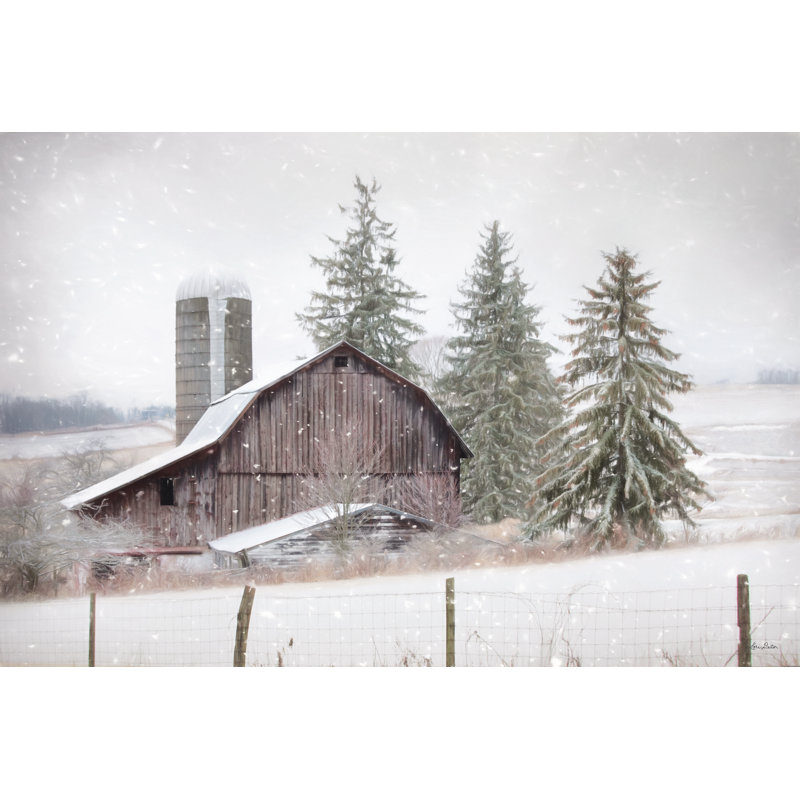 «Wellsboro Country Christmas» par Lori Deiter - reproduction, H 8 po x l 12 po, Non, Wrapped Canvas