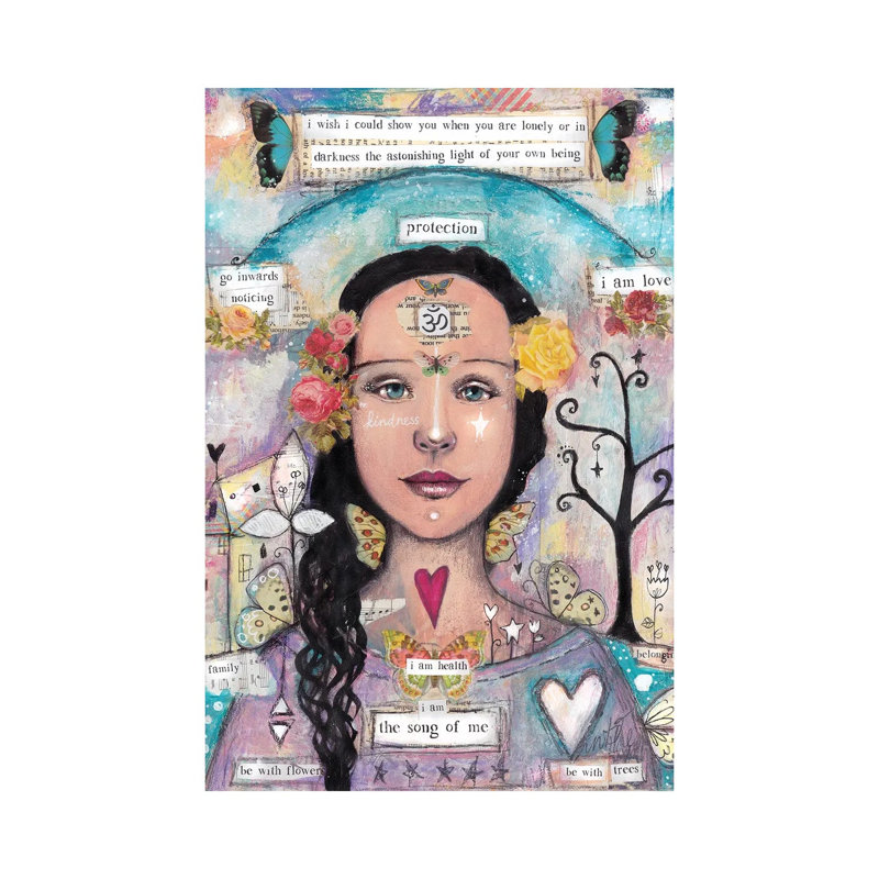 The Song Of Me by Tamara Laporte - Print on Canvas, 20.32 cm H x 30.48 cm W, Wrapped Canvas