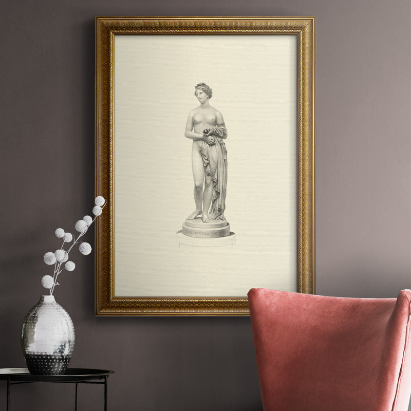 Classical Statuary I, toile encadrée de qualité supérieure - prête à être accrochée, H 20 po x l 16 po x P 2,5 po