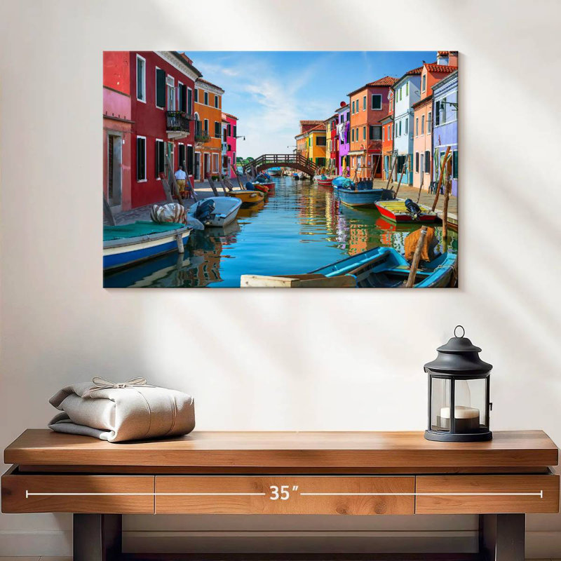 Quartier Hannes Burano, H 16 po x l 24 po