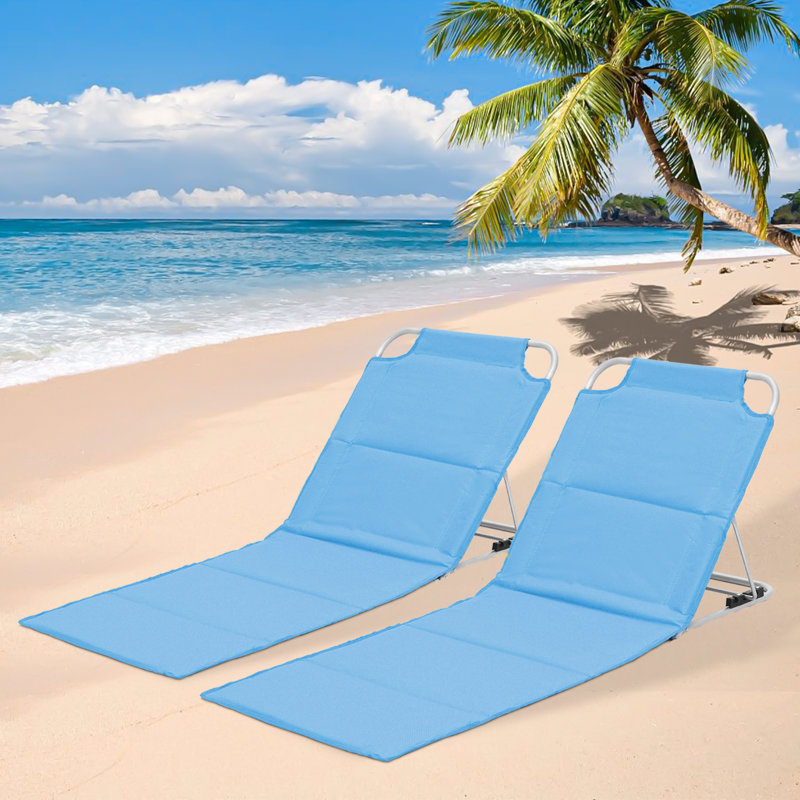 Chaise pliante Pepitone, Bleu ciel
