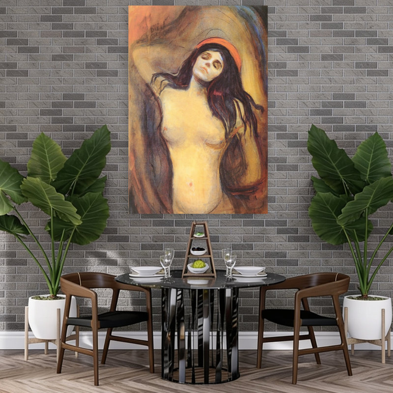 Madonna, impression d'art mural classique contemporain, 60" H x 40" W