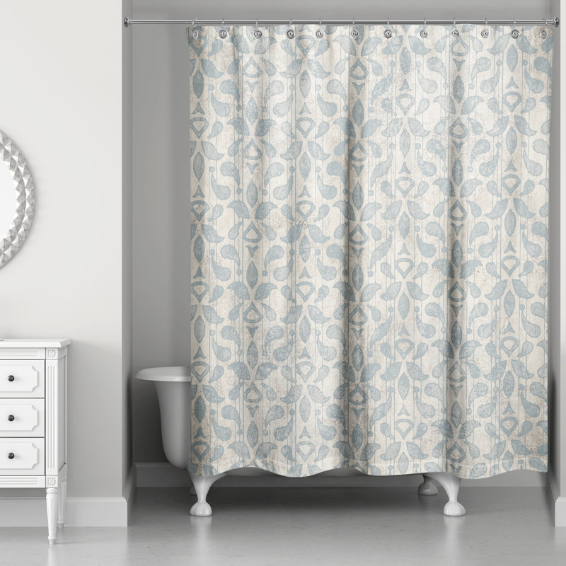 Doty Floral Shower Curtain