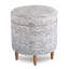 Amara Round Ottoman