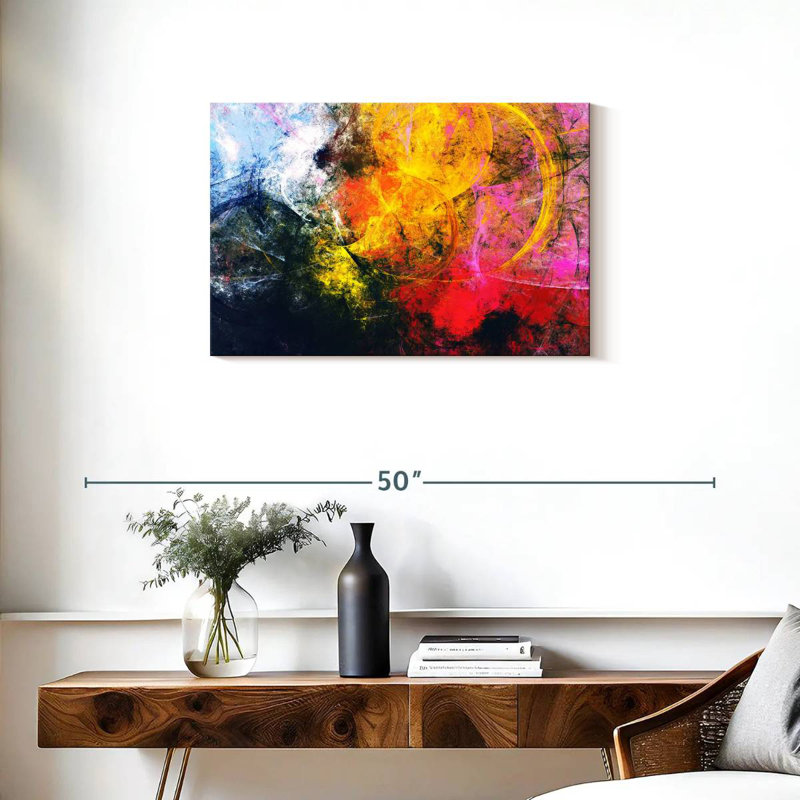 Avery Fiery Abstract, 20" H x 30" W