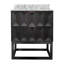 Meuble-lavabo simple 30 po avec comptoir Carlet-2129574837