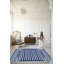 Tapis bleu lavable à la machine-934956242