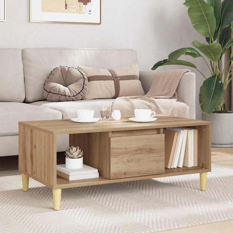 Coffee Table with Storage, Artisan Oak