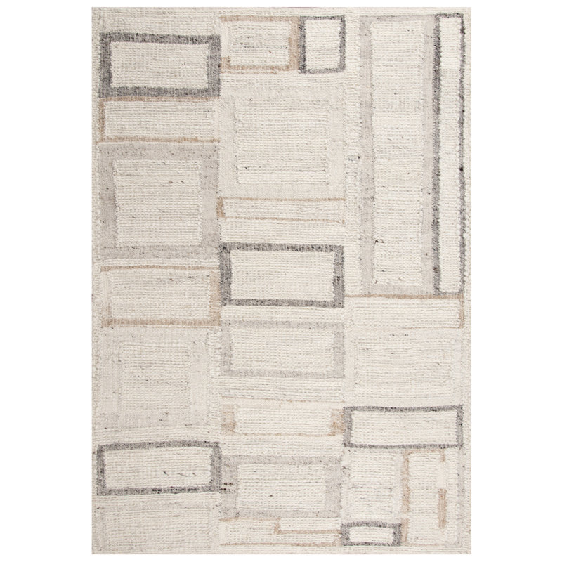 Tapis tissé à la main Dhurrie, Rectangle 9 pi x 12 pi