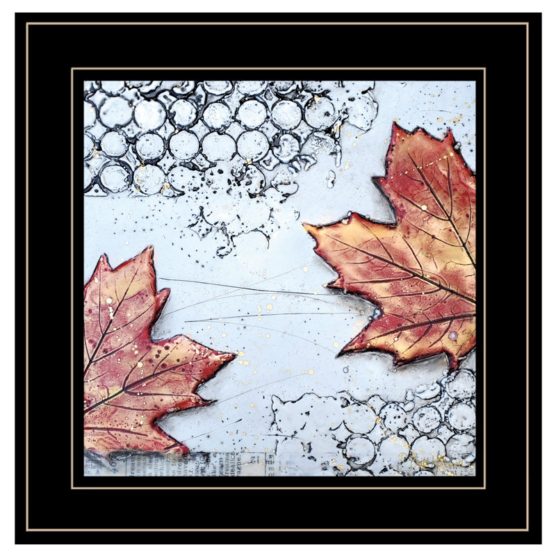 "Channeling Fall 3", art mural encadré pour le salon, décoration murale par Britt Hallowell