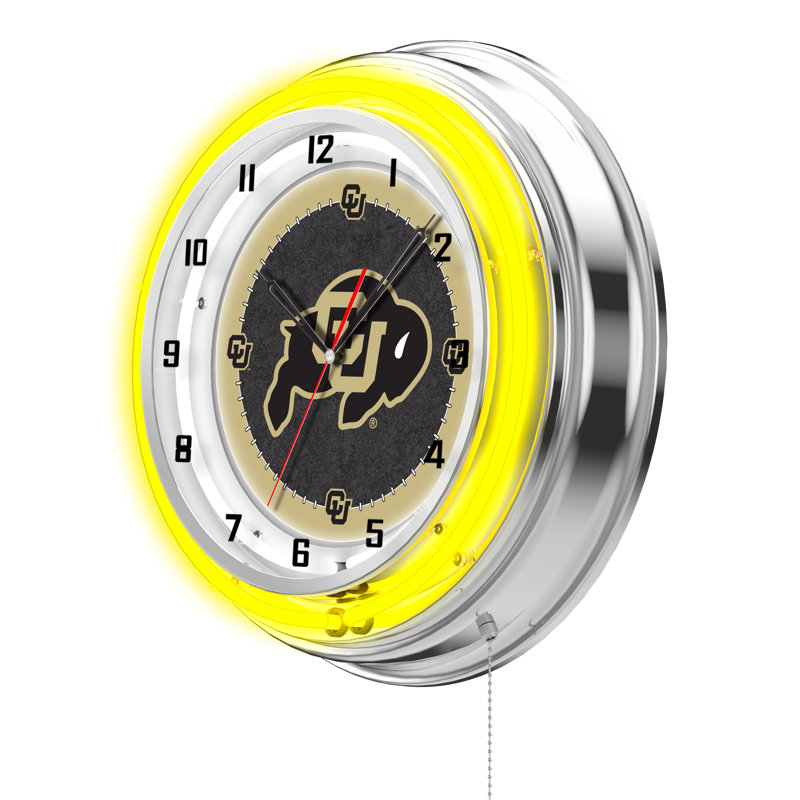 Horloge murale 19 po NCAA, Buffaloes de Colorado