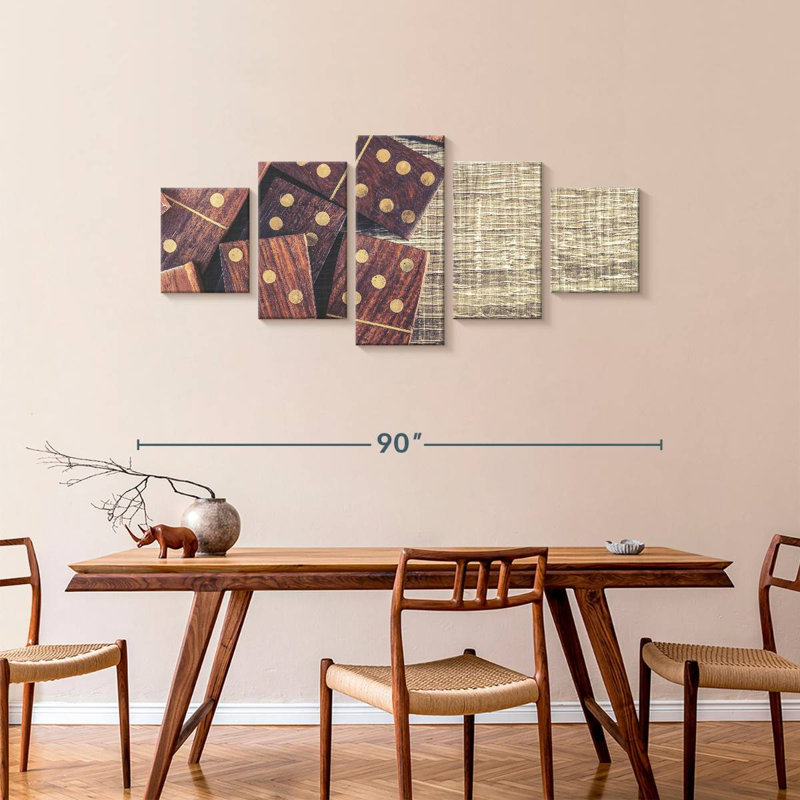 Dominos rétro, H 36 po x l 80 po