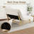 51'' Armless Lounge Chair, 2-In-1 Convertible Floor Sofa Bed With Solid Wood Frame-671701409