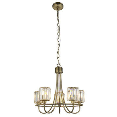 Ampelius 5 - Light Waggon Wheel Chandelier