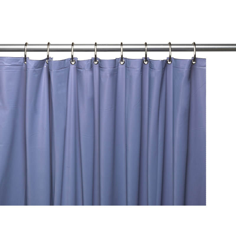 Turquoise PEVA Waterproof Shower Curtain Liner with Metal Grommets