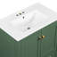 Meuble-lavabo double 60 po - Armoire pratique avec lavabos de rangement pour la décoration-1073075045