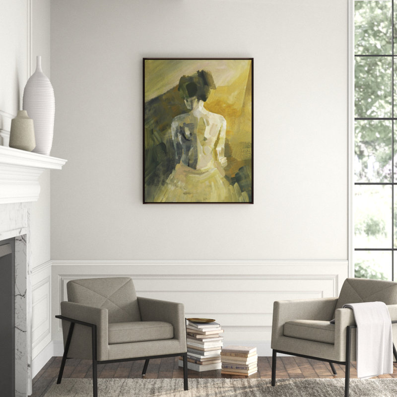 Voice In Distance Print by Jean Kenna, Brush Gel Framed, 33.5" H x 25.5" W x 1.5" D